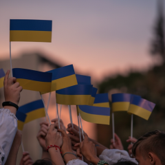 Диаграмма с данными о населении Украины
