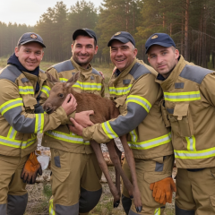 Лосеня з антидронової сітки врятоване