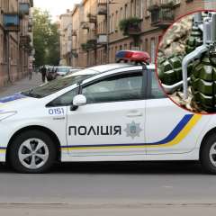 Военный подорвал гранату во время разговора с полицией