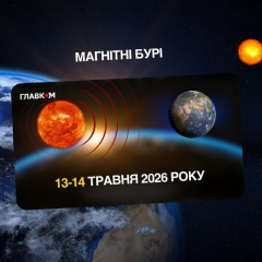 Изображение магнитных бурь 13-14 мая