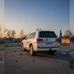Дрони атакували автомобіль ООН в Херсоні