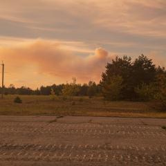 Fire in Chernobyl zone caused by Russian drones