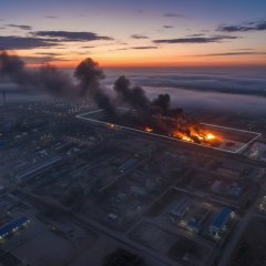 Drones halt fuel production at Gazprom plant in Astrakhan