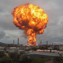 Взрыв газовой АЗС в Пятигорске