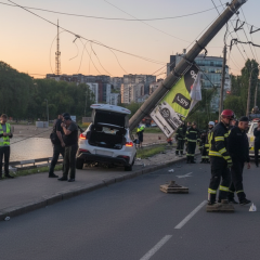 Авария с BMW X4 в Хмельницком