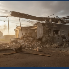 Russian drones attacking Naftogaz objects