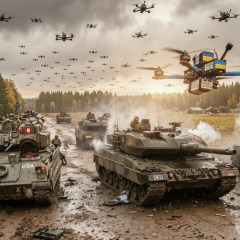 Украинские дроны уничтожили учения НАТО