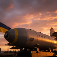 Украинская керованная авиабомба и дроны