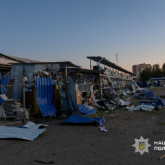 Ракетний удар Росії по центру Прилук: двоє загиблих, 17 поранених