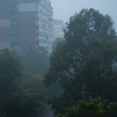 Thunderstorms and hail over Ukraine