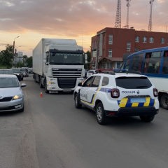 Аварія з вантажівкою в Василькові