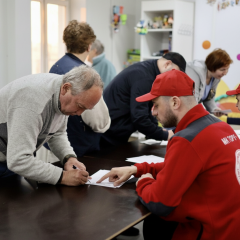 Гуманітарна допомога від ВПО у Києві