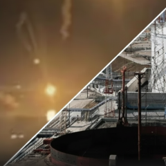Разрушение нефтяного терминала и танкера в Черном море
