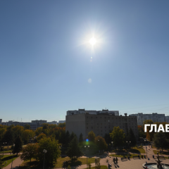 Дым после ночной атаки в Киеве