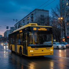 Нічний обстріл Києва - рух транспорту