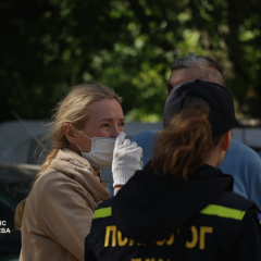 Президент Украины в музее Чернобыль
