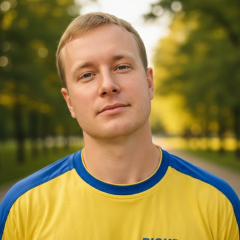 Украинские спортсмены Евген Задорожний и Юрий Орлов