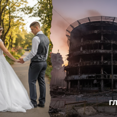 Украинцы в Тreds собирают новое свадебное платье