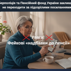 Предупреждение о фишинговой схеме в выплатах пенсий