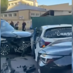 Автомобиль полиции в ДТП в Киеве