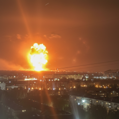 Дроны атаковали Волгоград: взрывы и пожар