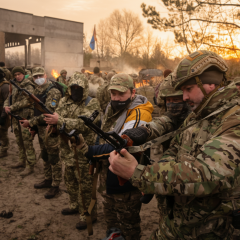 Протест українців проти мобілізації