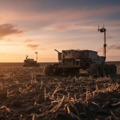 Ukrainian robots involved in combat operations