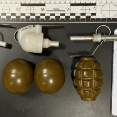 Hidden stash of grenades and ammunition in Kyiv region
