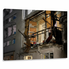 Drone crashes into nine-story building in Odessa