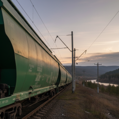 Train on roof with terrible injury