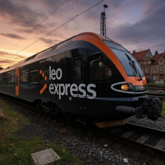 Потяг Leo Express з Перемишля до Франкфурта