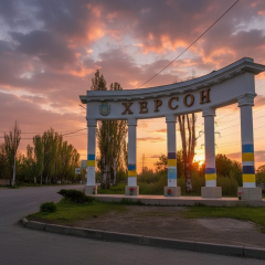 Атака російської армії на Херсон