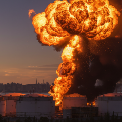 Украинские дроны атакуют нефтяной терминал