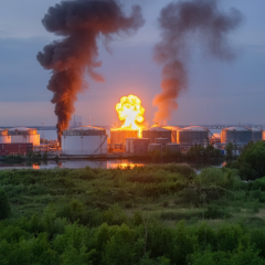 Украина атакует нефтяной терминал в Санкт-Петербурге