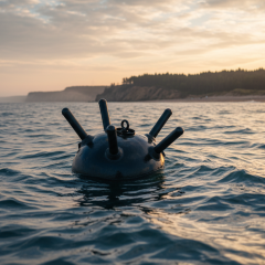Romanian military neutralized Russian sea mine