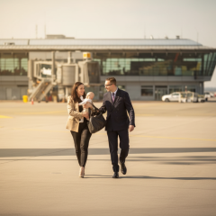 Culture Minister Berezhna with daughter