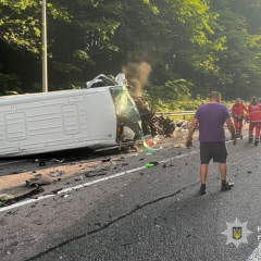 Fatal car accident on Vinnytsia bypass road