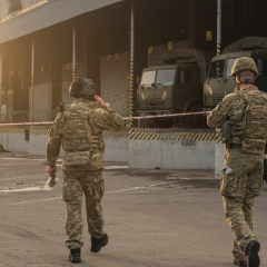 Explosion at Nova Poshta in Kyiv