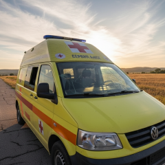 Drone drops explosive on Red Cross car