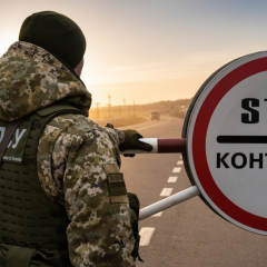 Пенсіонери в аеропорту на кордоні