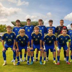 Збірна України U-18 грає проти Норвегії