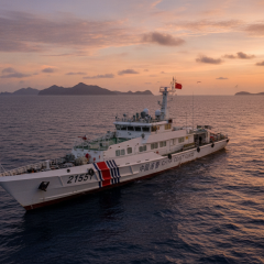 Patrolling near Taiwan