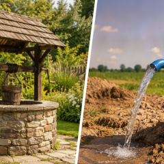 Comparison: well or borehole
