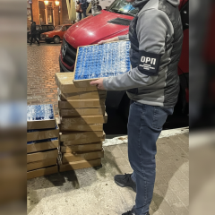 Контрабанда акумуляторів у мікроавтобусах