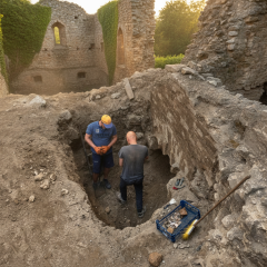 Башня, засыпанная более 300 лет назад