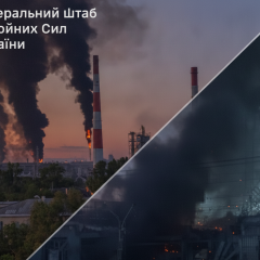 Blazing refinery and tanker in Ukraine