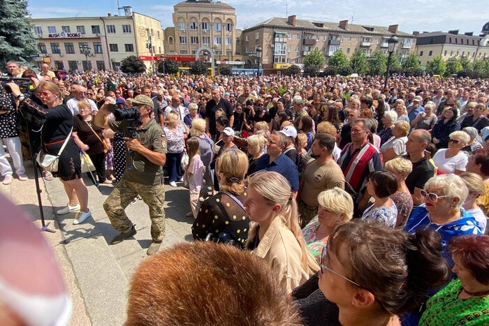 Умань провожает бывшего мэра