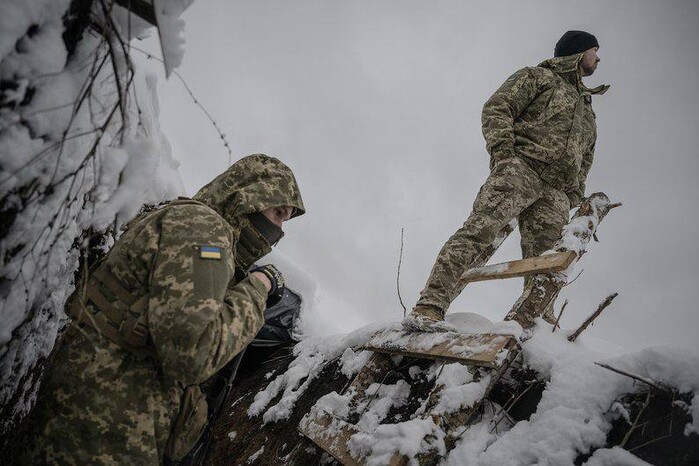 Американський генерал на передовій взимку