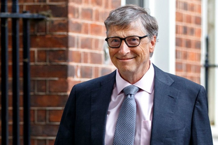 Билл Гейтс изображен с искусственным интеллектом