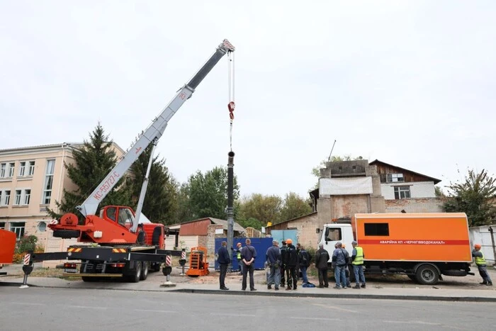 Аварія на колекторі в Чернігові